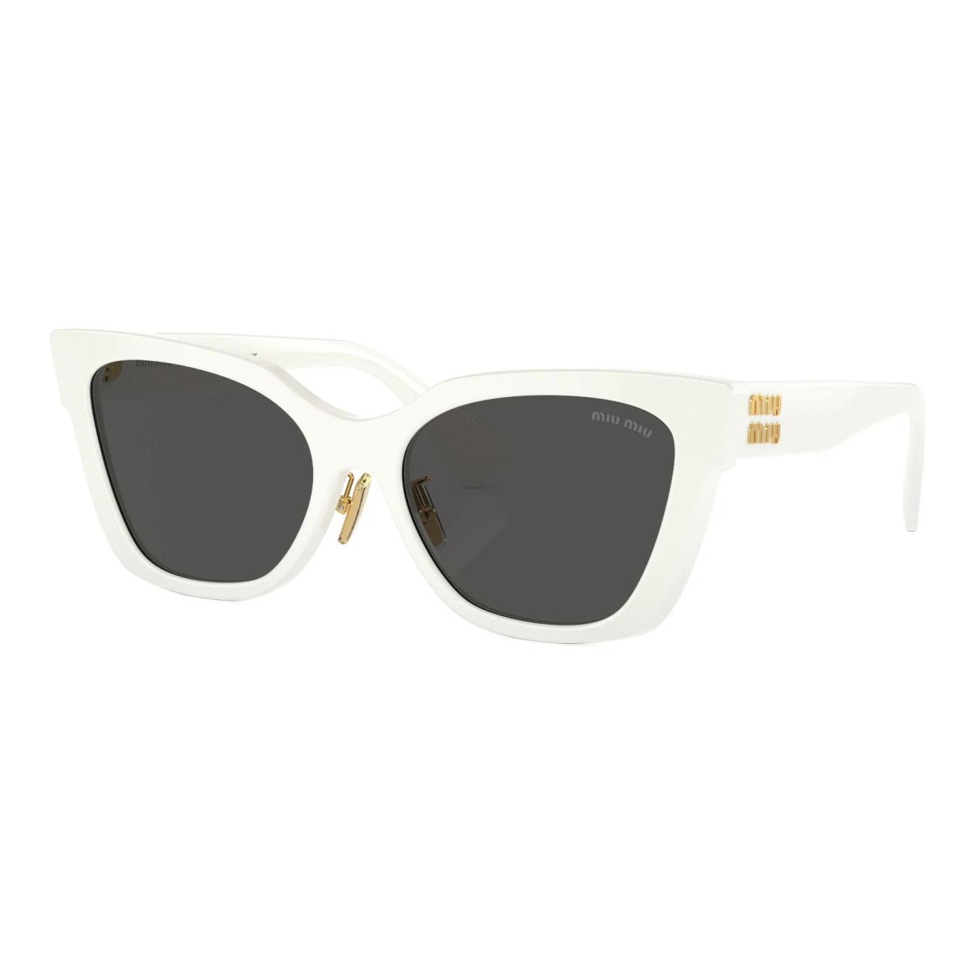 

MIU MIU Женские солнцезащитные очки бабочки белые, White