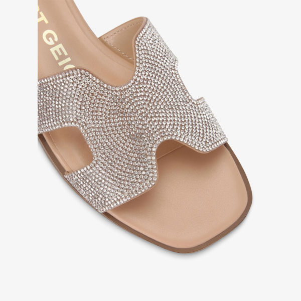 Сандалии Kg Kurt Geiger Raven из искусственной кожи, серебряный — фото 3