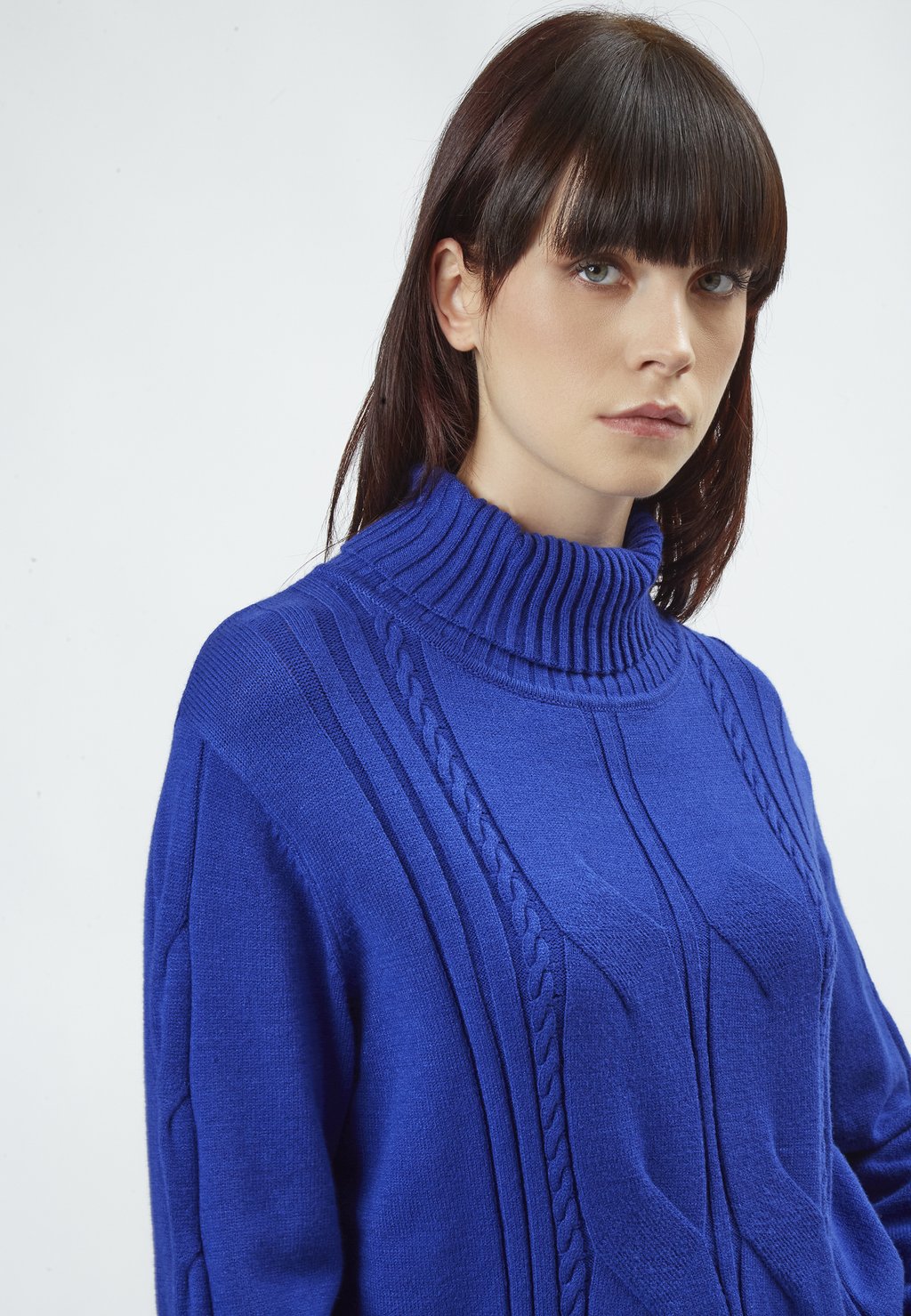 

Джемпер TURTLENECK CABLE INFLUENCER, синий
