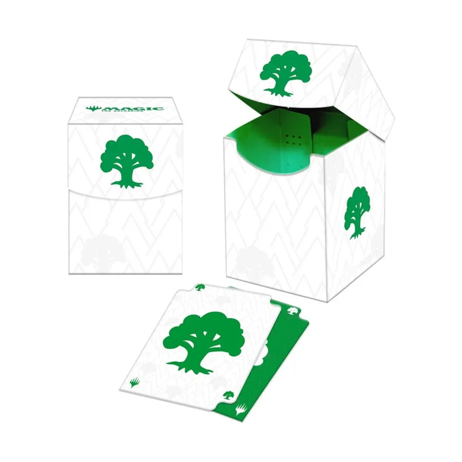 

Коробка для колод на 100+ — Лес маны 8, Official Magic - The Gathering - Deck Boxes - Mana
