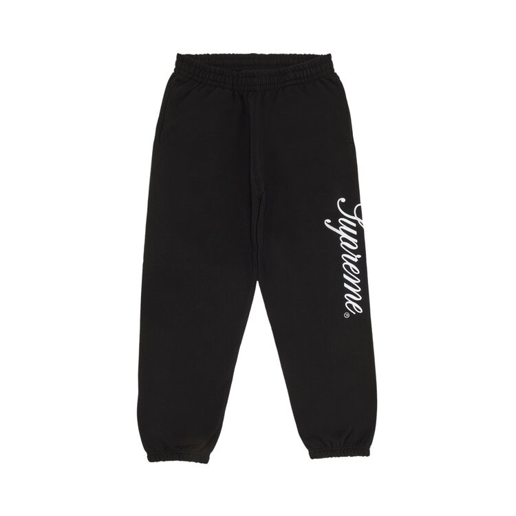 

Спортивные брюки Supreme Embroidered Script Sweatpant, черный