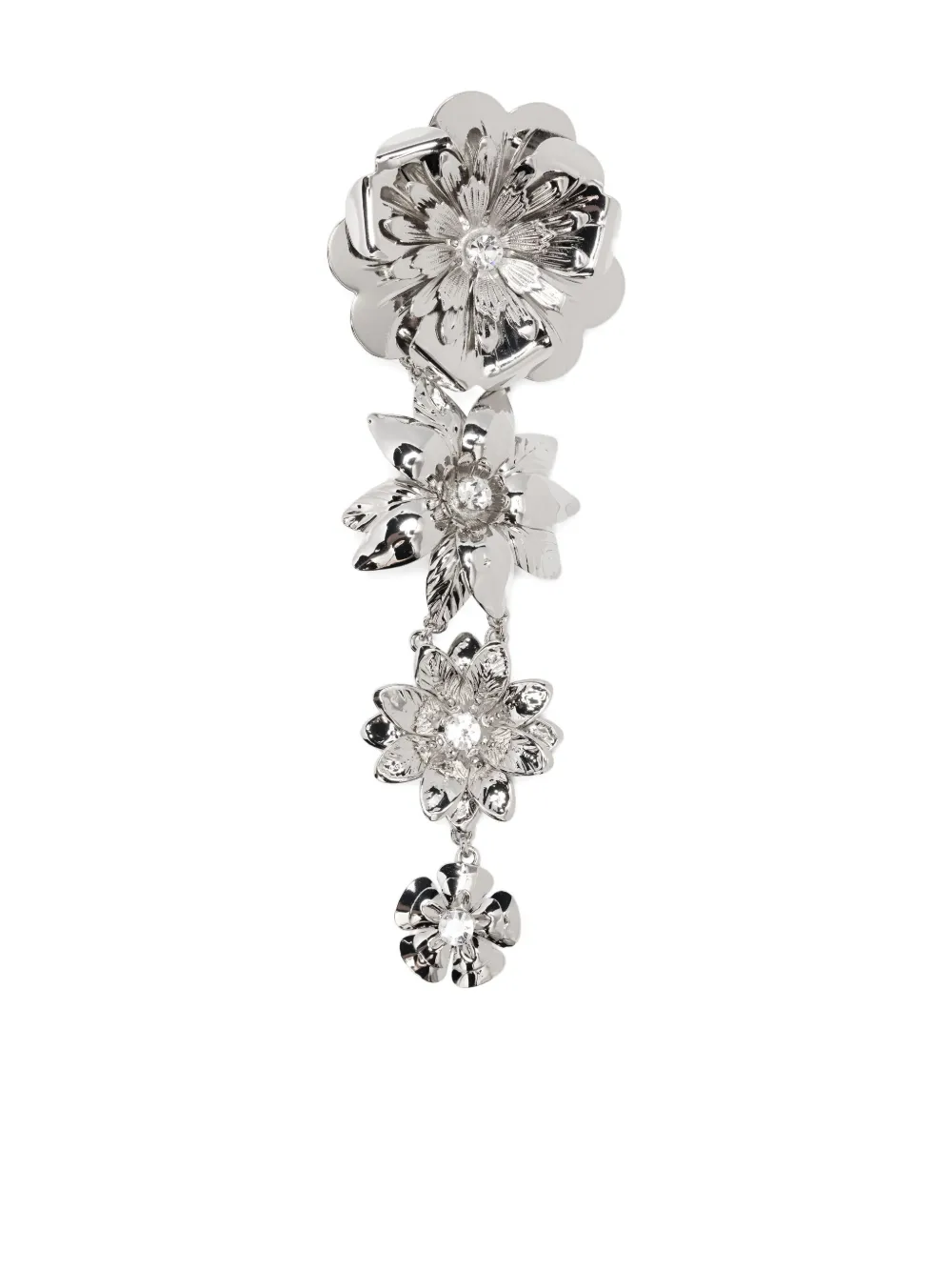 

Серьги-подвески с цветочным декором BLUMARINE, серебряный