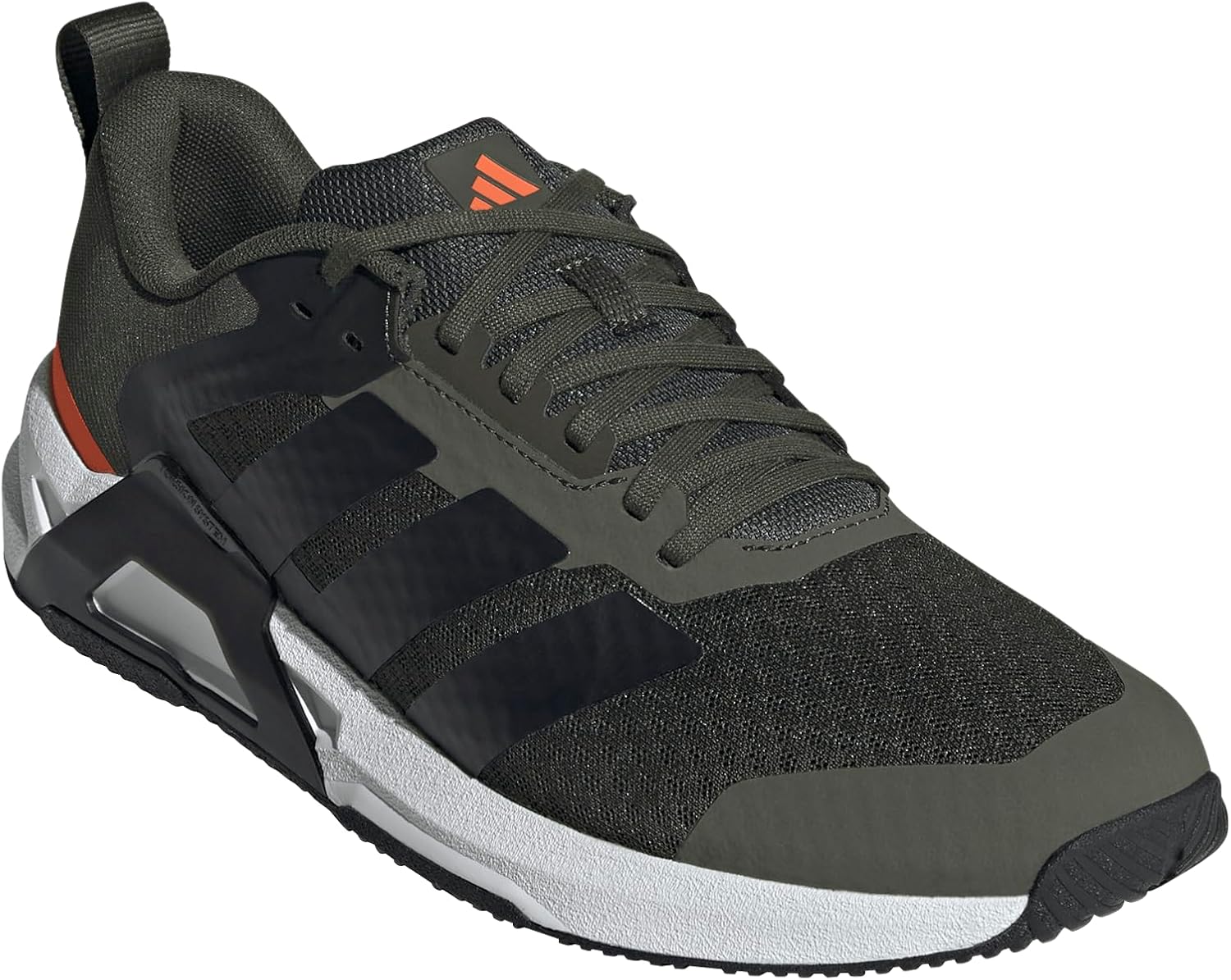 Мужские кроссовки Adidas Dropset Vario Training, черный/оранжевый — фото 2