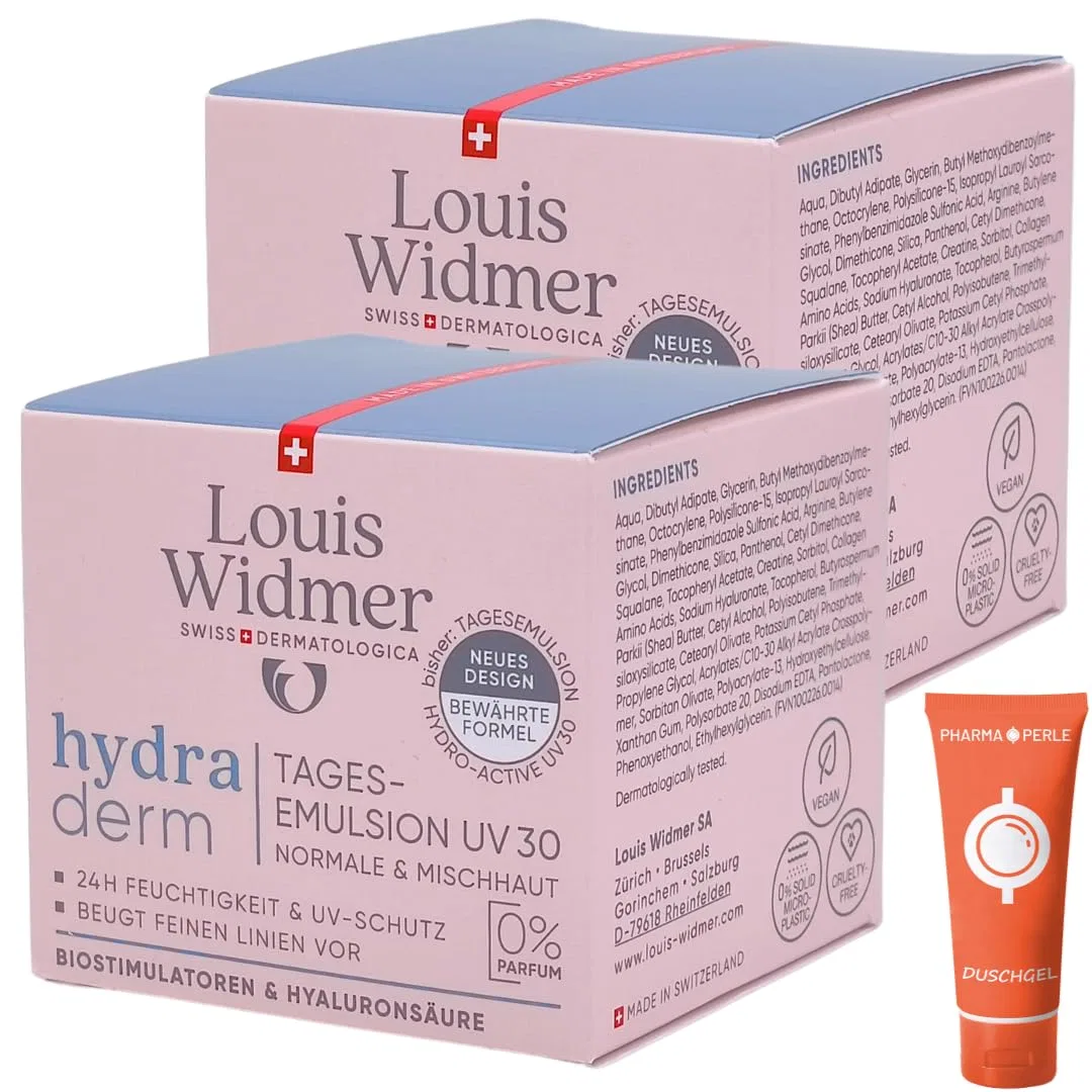 Эмульсия ‎Pharma Perle — Дневная Louis Widmer Hydraderm UV30 без запаха, Pharma, 50 мл — фото 2