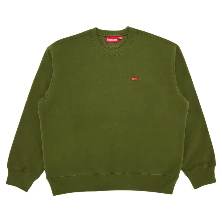 Свитшот Supreme Small Box Crewneck 'Olive'