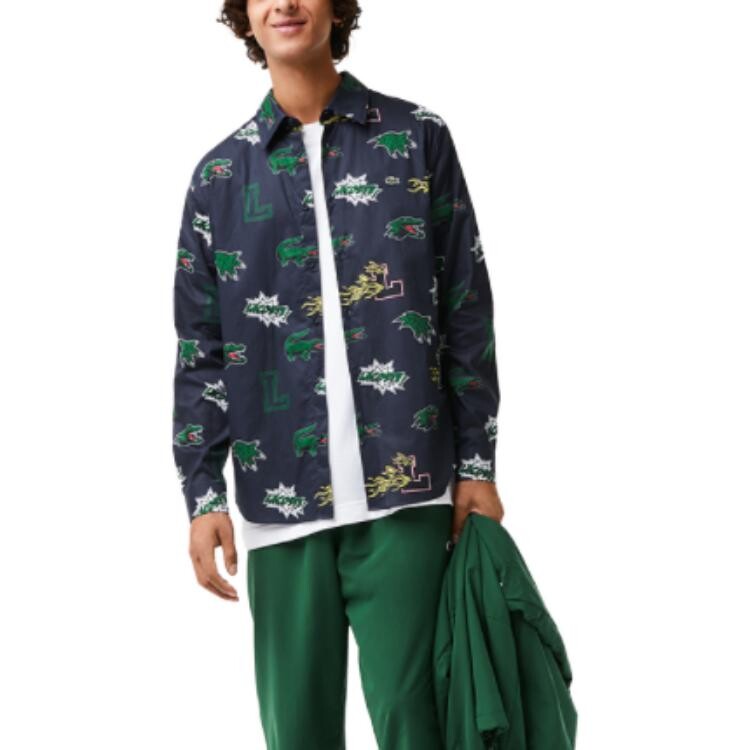 Мужская рубашка Holiday Series Multicolor Lacoste, цвет Multicolor — фото 2