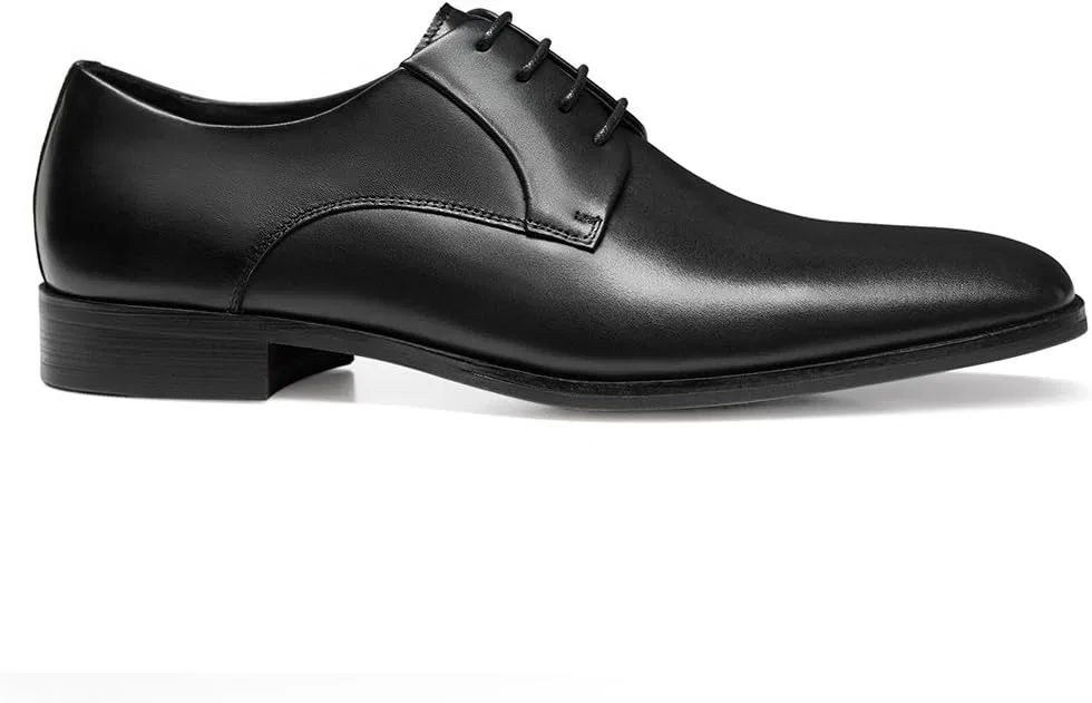 Туфли GIFENNSE Oxford-Schuhe für Herren, handgefertigt, Leder, modern, klassisch, zum Schnüren, mit Leder gefüttert, perforiert, Black 2 — фото 4