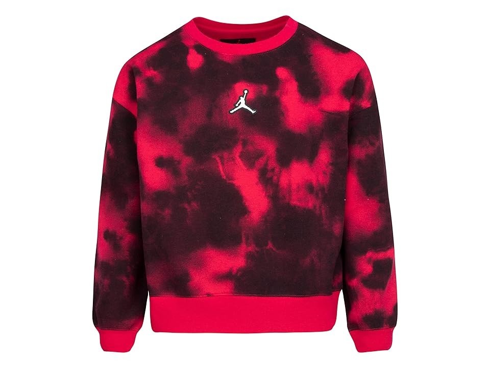 

Детская толстовка Jordan Essentials, красная с черными вставками, флисовая, с длинным рукавом, GBO24