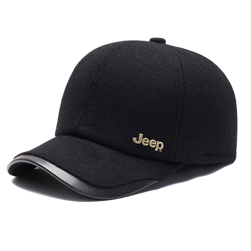 

Утолщенная бейсболка мужская Jeep, черный