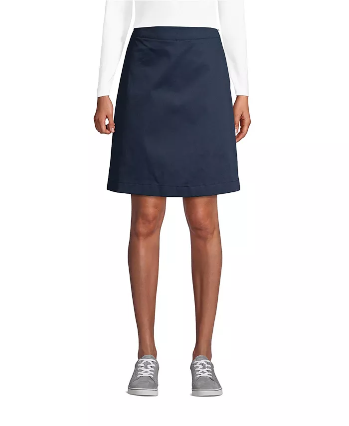 

Женская шорты-юбка Blend Chino выше колена Lands' End, синий