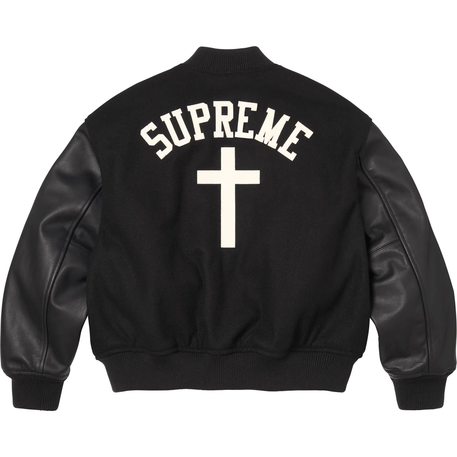 Куртка Cross Varsity, SS26 WEEK7, унисекс Supreme, Black