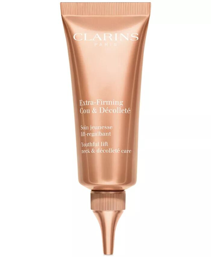Крем для лица Clarins — Укрепляющий и разглаживающий увлажняющий для шеи и декольте — фото 4