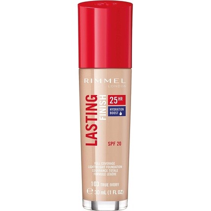 

Rimmel Lasting Finish 25-часовая тональная основа True Ivory 30 мл