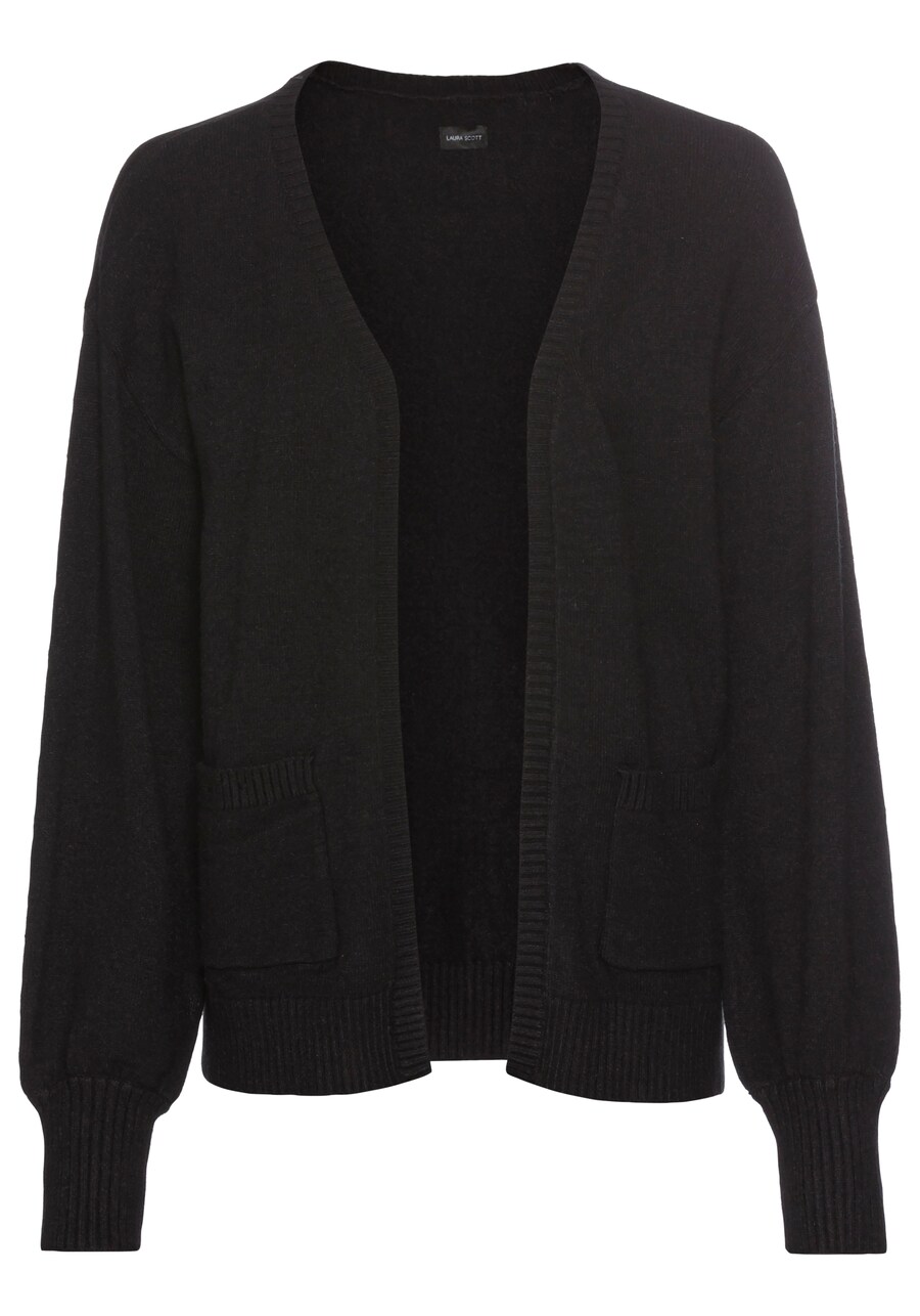 

Вязаный кардиган LAURA SCOTT Knit Cardigan, черный