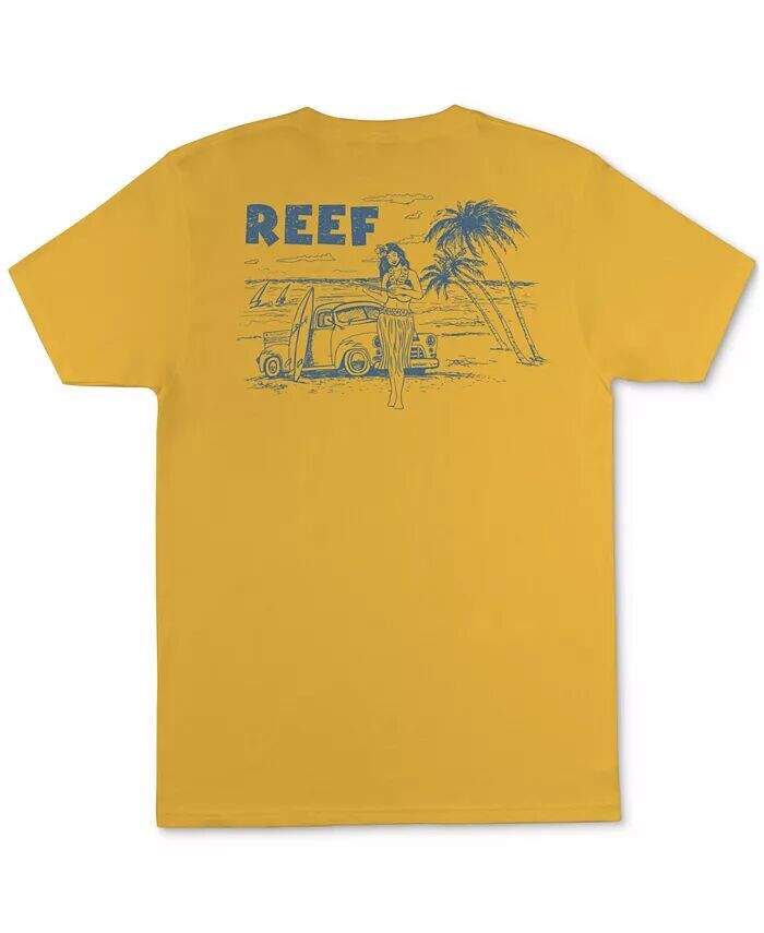 

Мужская футболка с коротким рукавом Hulagirly REEF, желтый