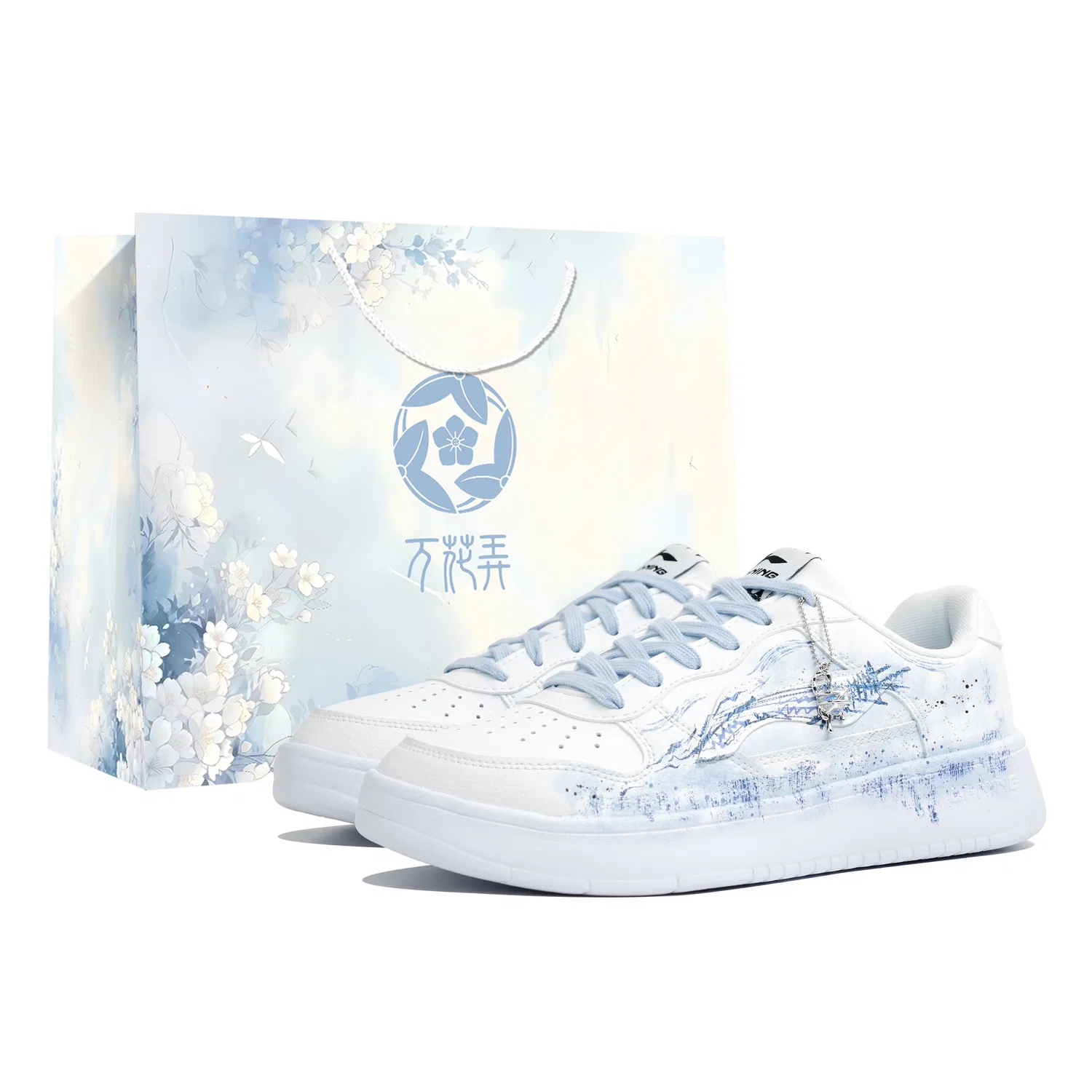 Кроссовки Li-Ning Floating Boat White Blue