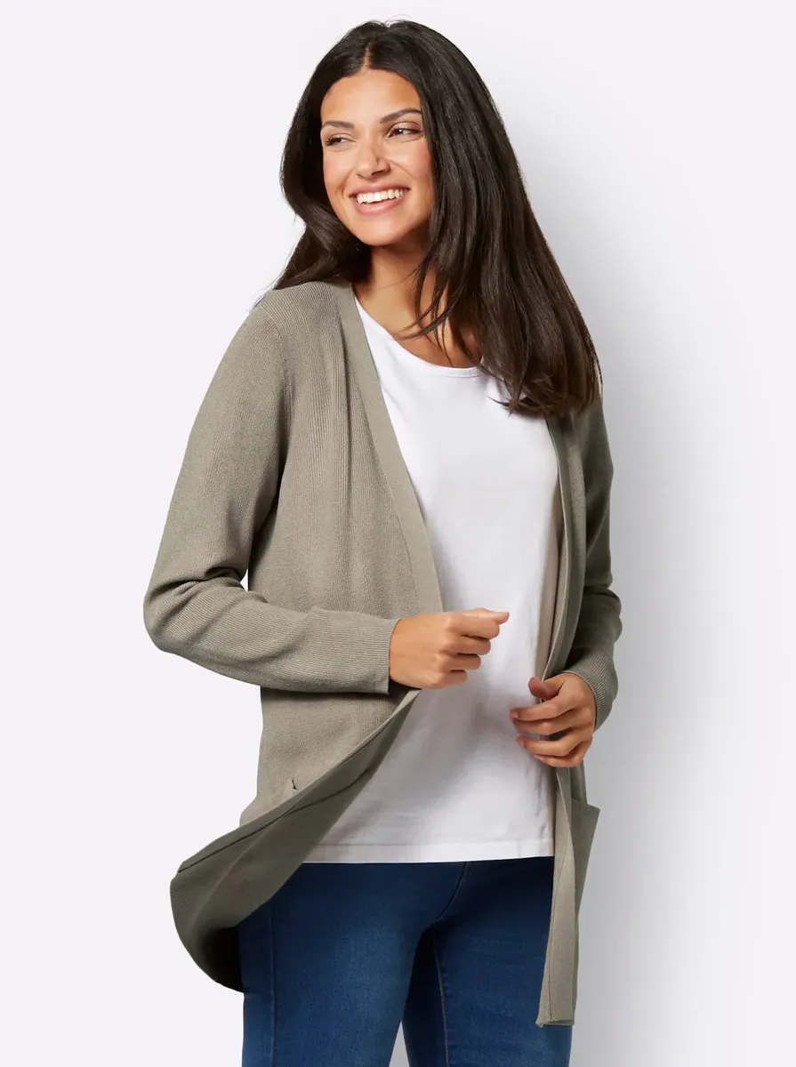 

Классический кардиган Basics Classic Basics, цвет Schlamm