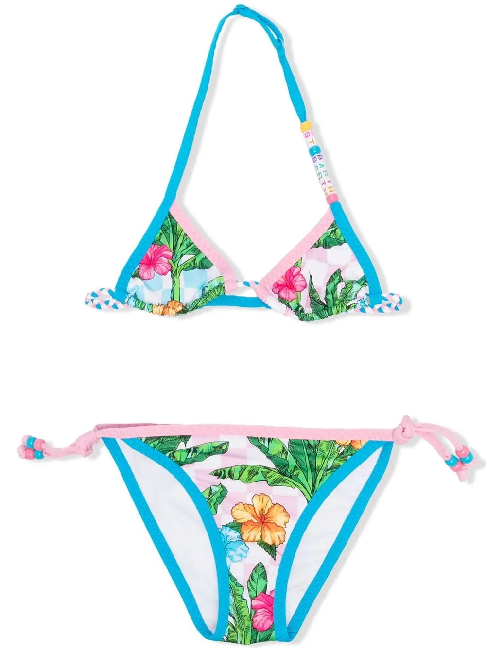 

Бикини в клетку MC2 Saint Barth Kids, зеленый