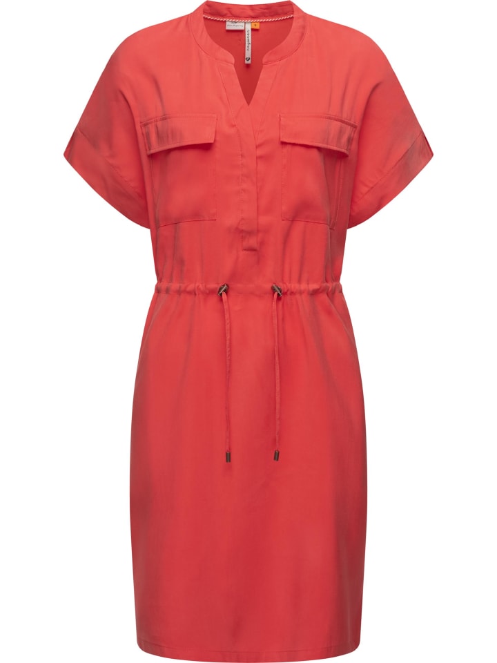 

Короткое платье ragwear Blusenkleid Roisa, цвет Raspberry