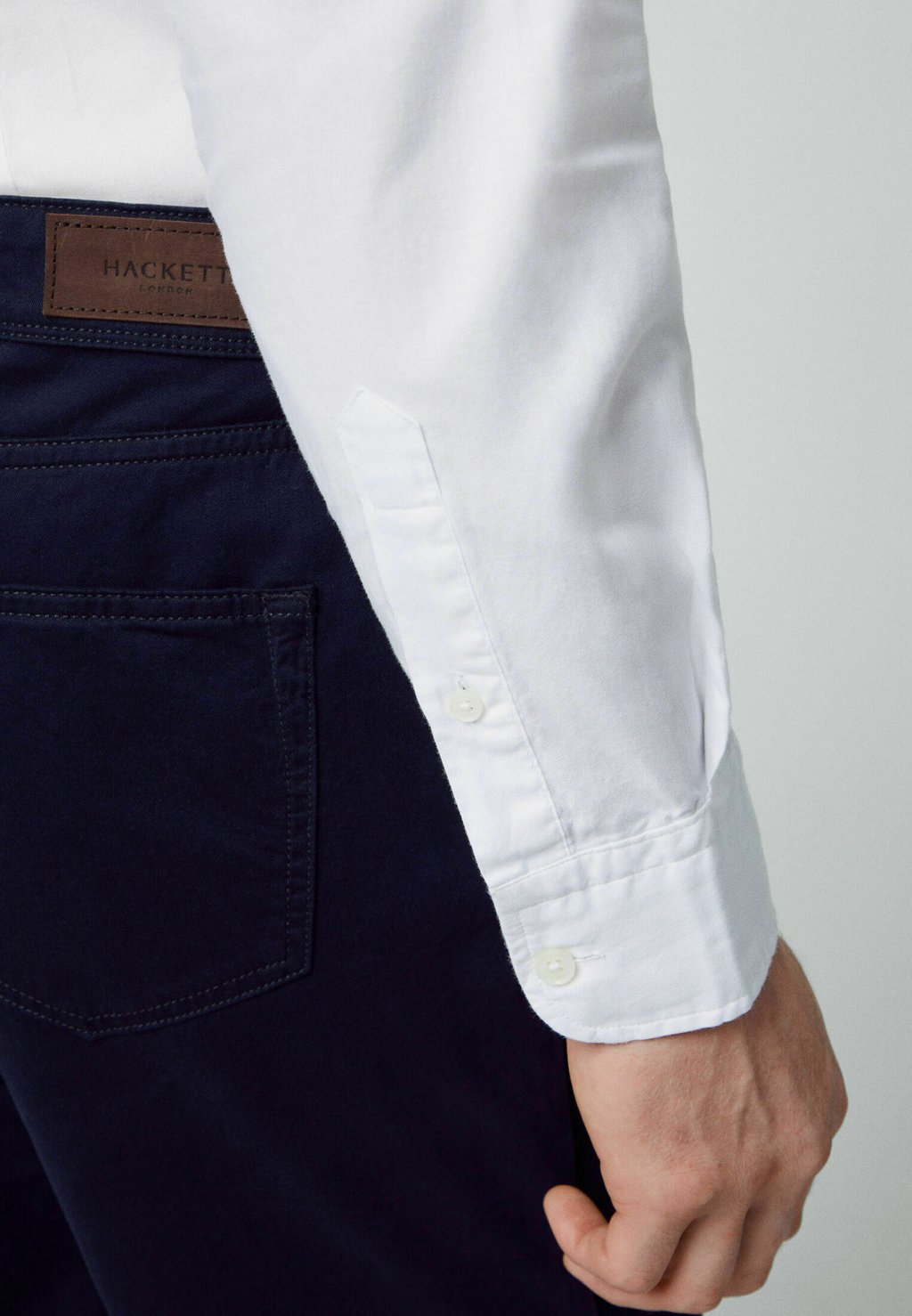 

Рубашка DYED OXFORD Hackett London, белый