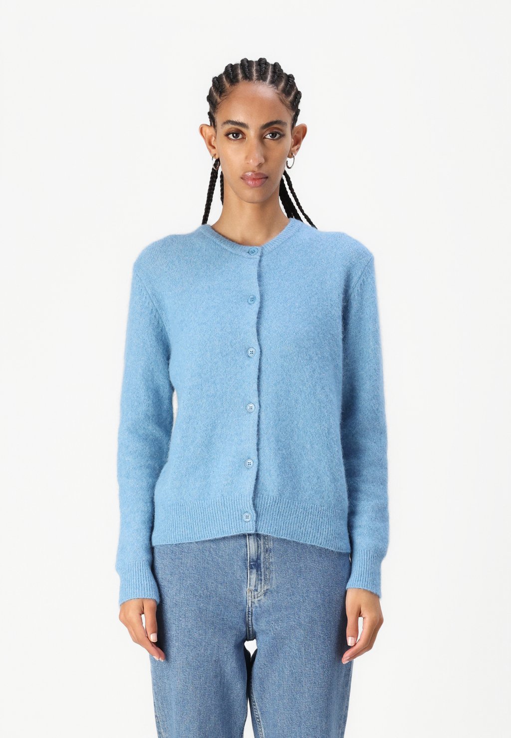 

Кардиган SHORT CARDIGAN Samsøe Samsøe, светло-голубой