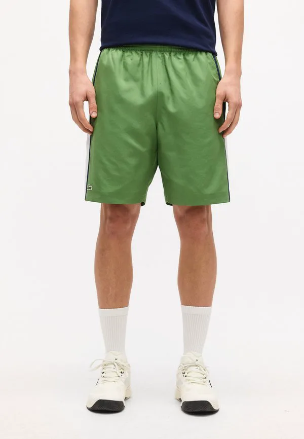 Теннисные короткие спортивные шорты Lacoste Sport, Lambs Lettuce/White/Navy