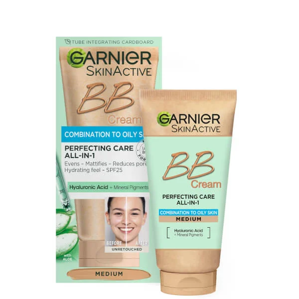 

Bb cream безмасляный тонированный увлажняющий крем Garnier, цвет medium