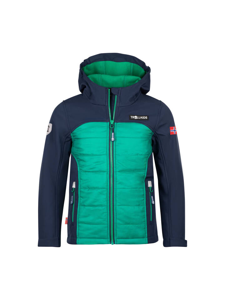 

Куртка Trollkids Lysefjord, цвет navy/pepper green