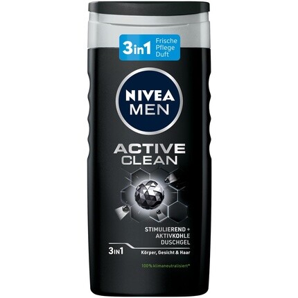 

Гель для душа для мужчин Active Clean 250 мл, Nivea