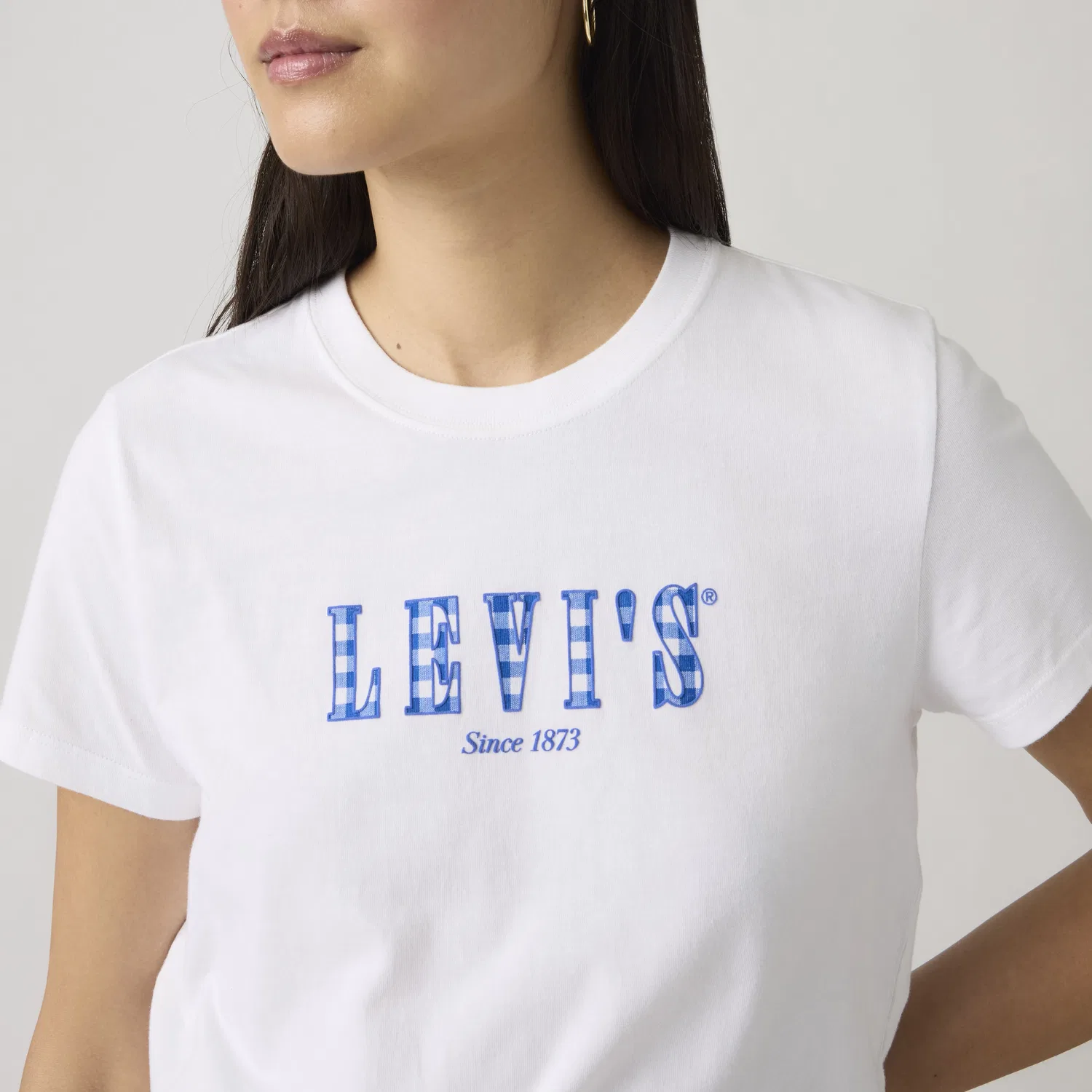 Футболка с коротким рукавом и графическим логотипом Levi's, White — фото 2