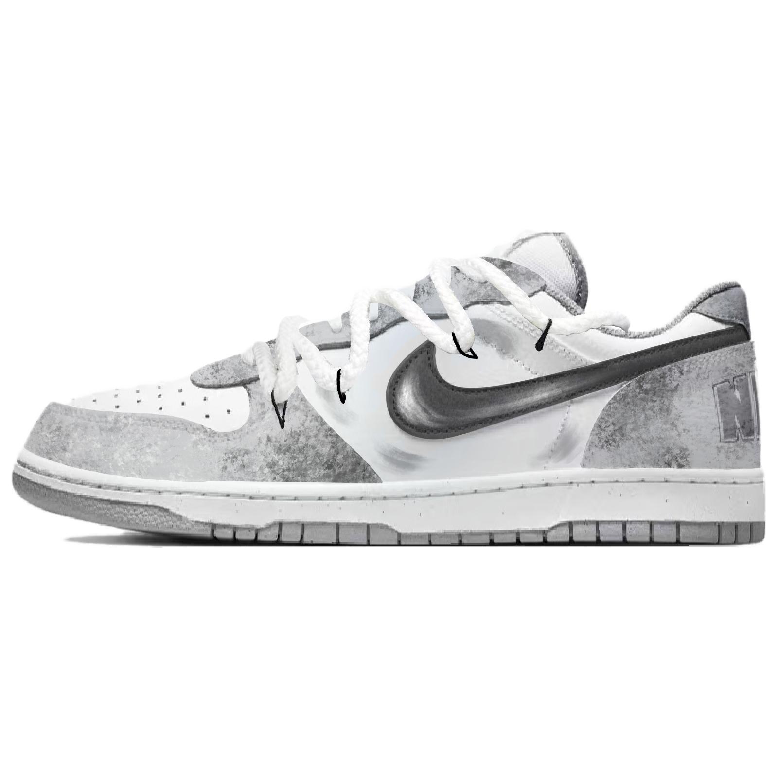 

Nike Большие прохладные серые таинственные амортизирующие износостойкие легкие дышащие низкие скейтборд кроссовки мужские