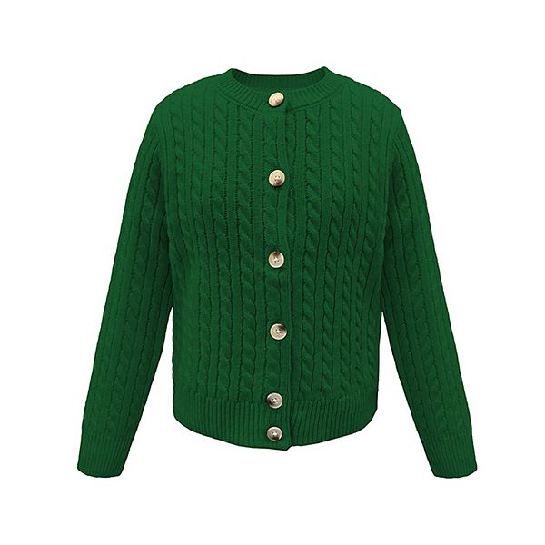 

Кардиган на пуговицах с длинным рукавом Seoria, Green