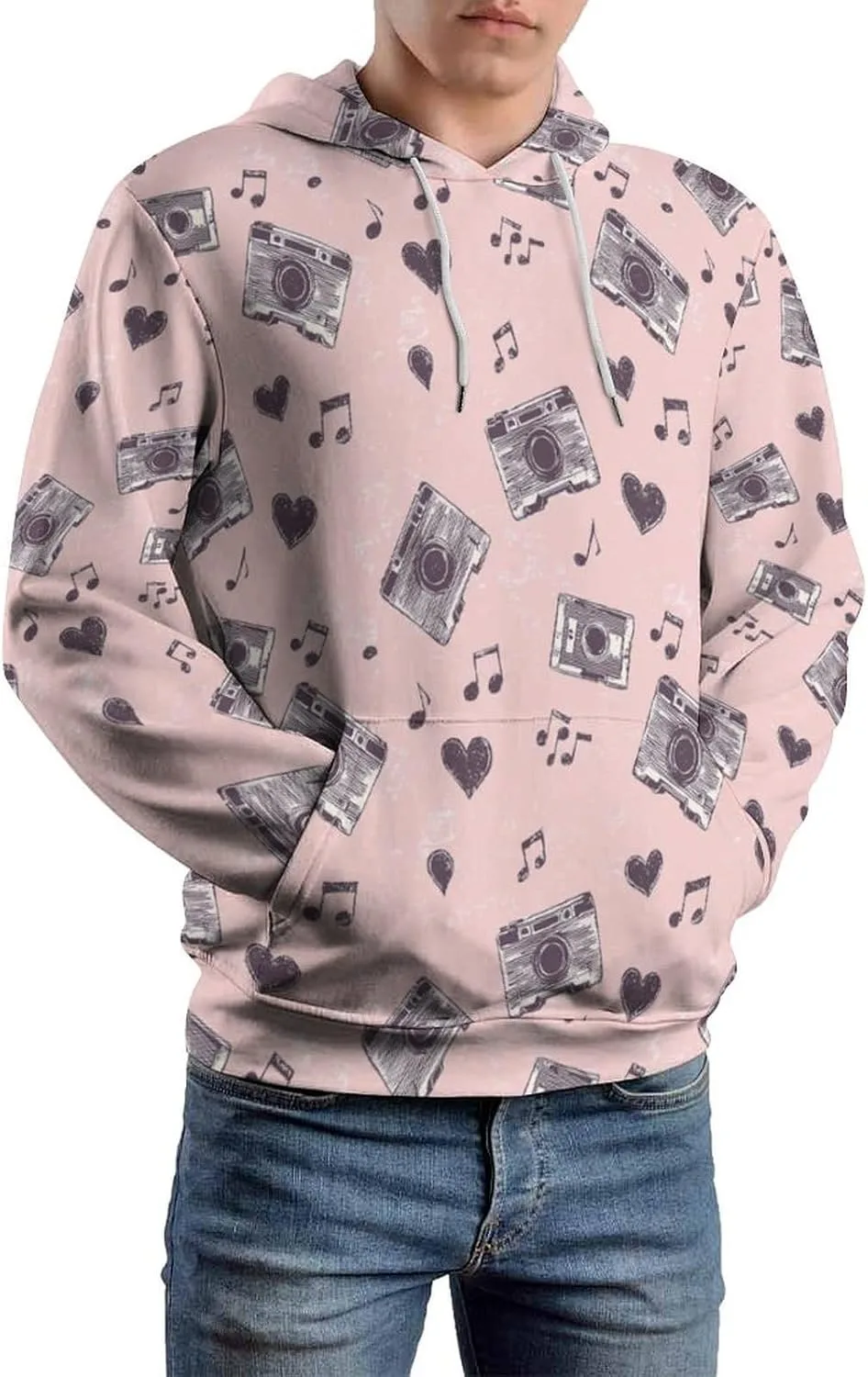 

Толстовка с капюшоном Dino Pattern, мужская, с длинным рукавом njbcjbcq