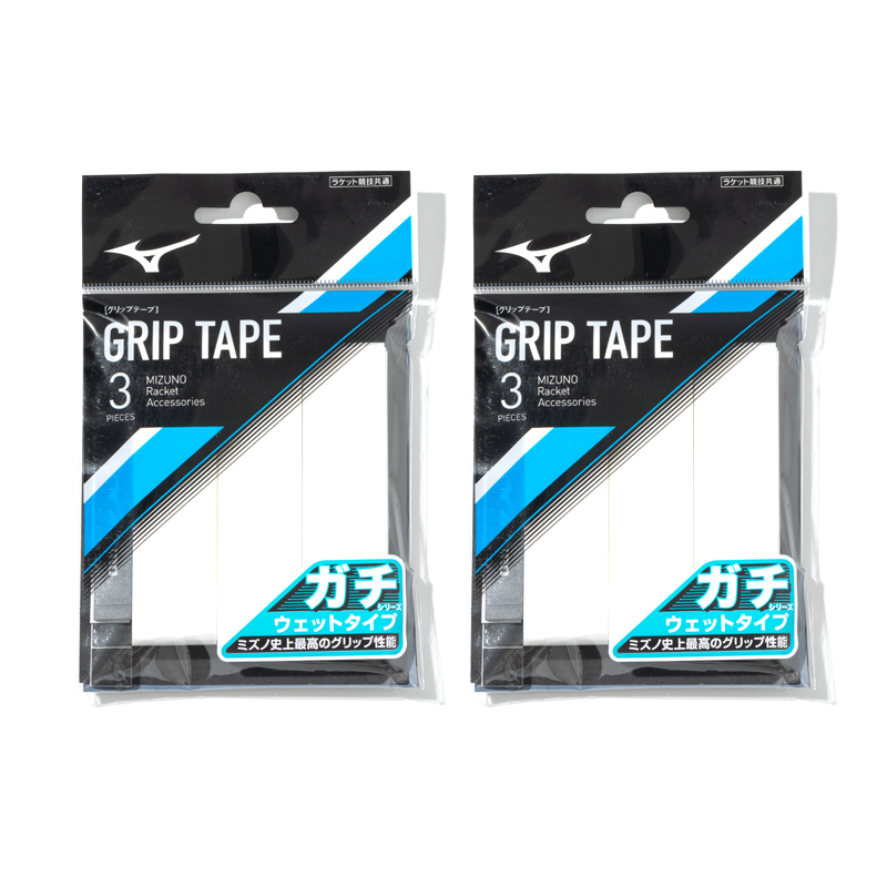 

Лента для рукоятки ракетки для бадминтона из полиуретана для соревнований и тренировок утолщенная Mizuno, белый