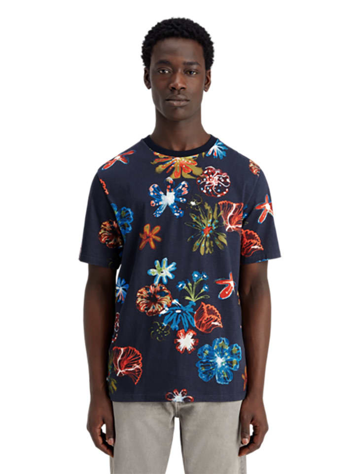 

Футболка Scotch & Soda, цвет dunkelblau/bunt