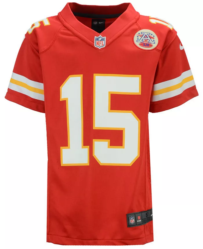 Игровая футболка Pat Mahomes Kansas City Chiefs, для старших мальчиков (8-20) Nike, красный — фото 2