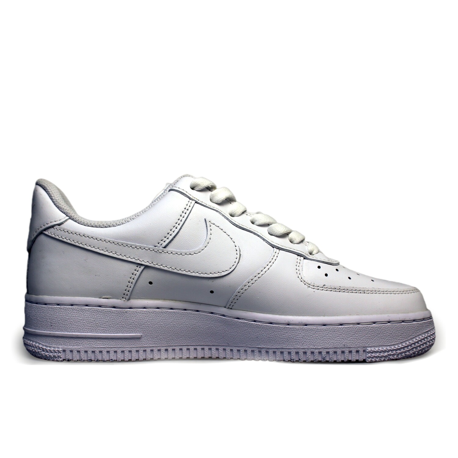 Кроссовки Nike Air Force 1 Skateboarding Shoes Women's Low-top White/Black/Red, белый — фото 2