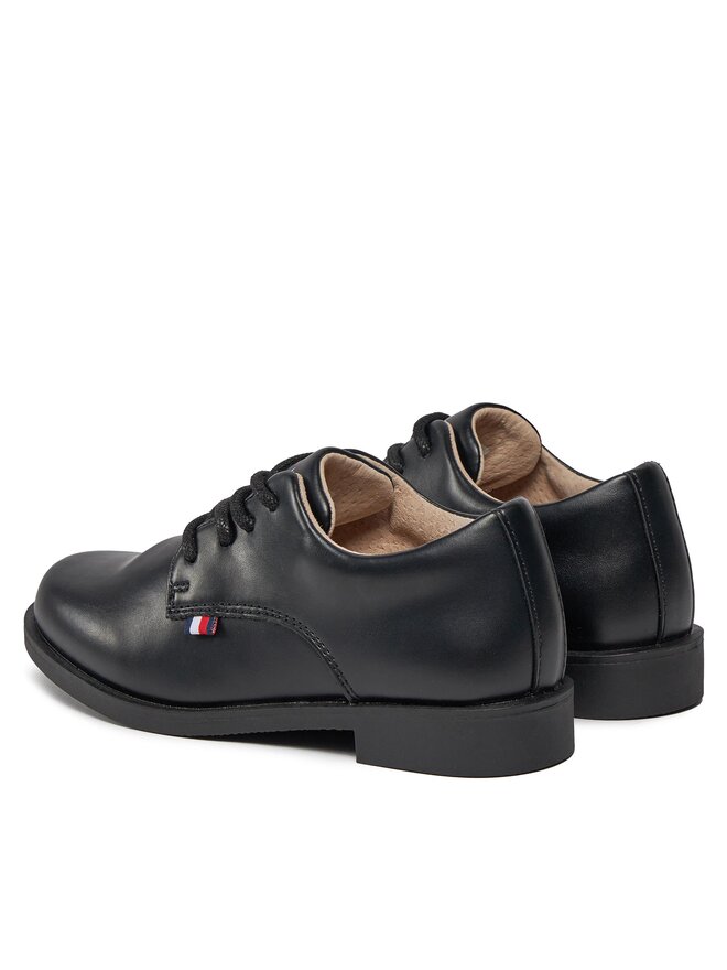 Полуботинки Tommy Hilfiger Low Cut Lace Up Shoe T3B4-33174-1355, черный — фото 3