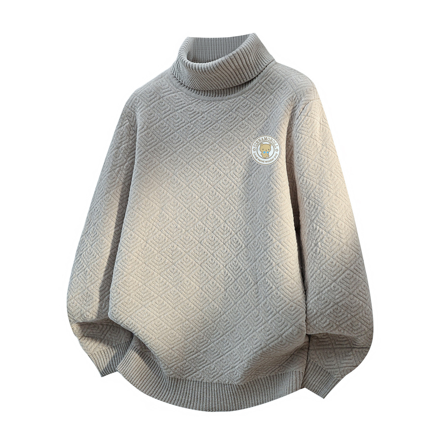 

Cinnamoroll Вязаный Свитер Unisex Sanrio, светло коричневый