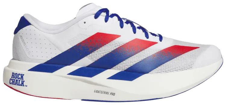 

Кроссовки adidas NCAA x Adizero Evo SL 'Kansas Jayhawks', белый