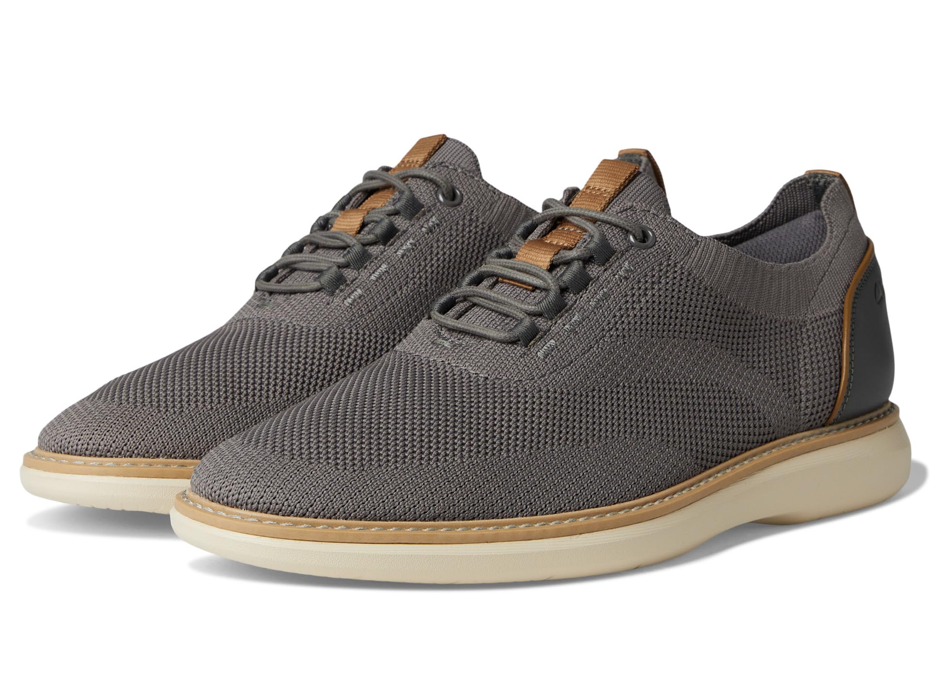 

Кроссовки Clarks Brantin Knit, Grey Knit Textile