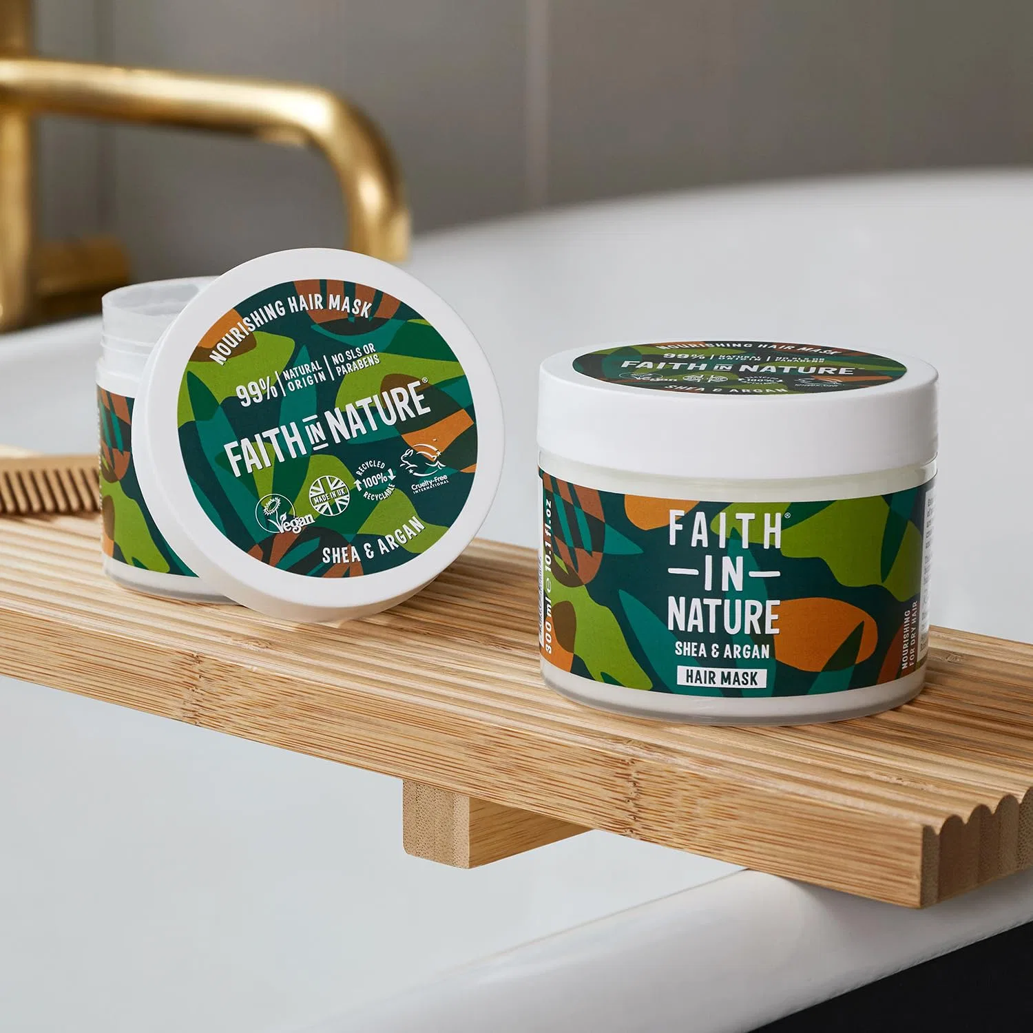 Органическая маска для волос с кокосом и маслом ши от Faith In Nature Faith In Nature, Coconut & Shea — фото 3