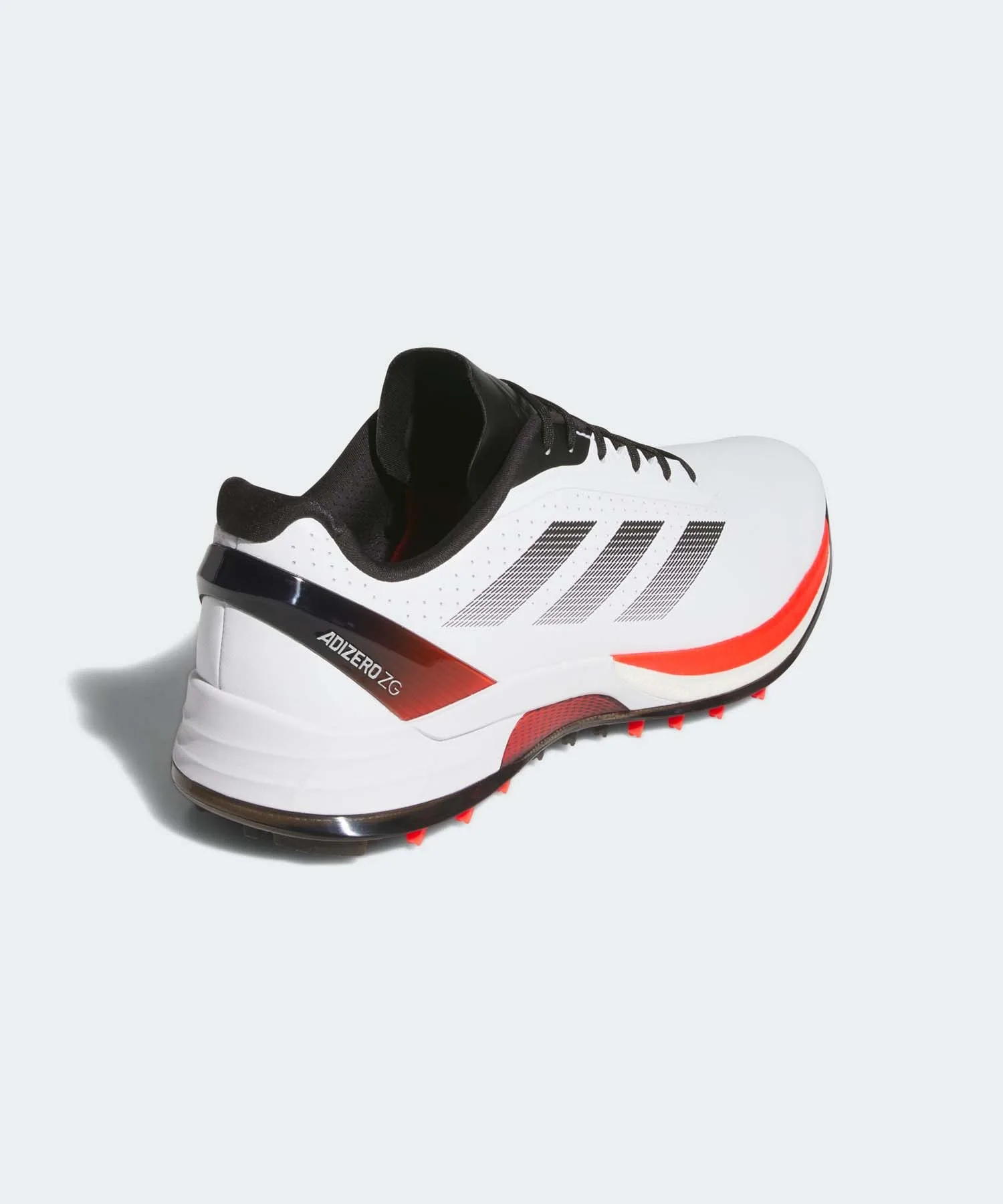 Мужские кроссовки для гольфа Adidas Adizero ZG25 бело-серые — фото 4