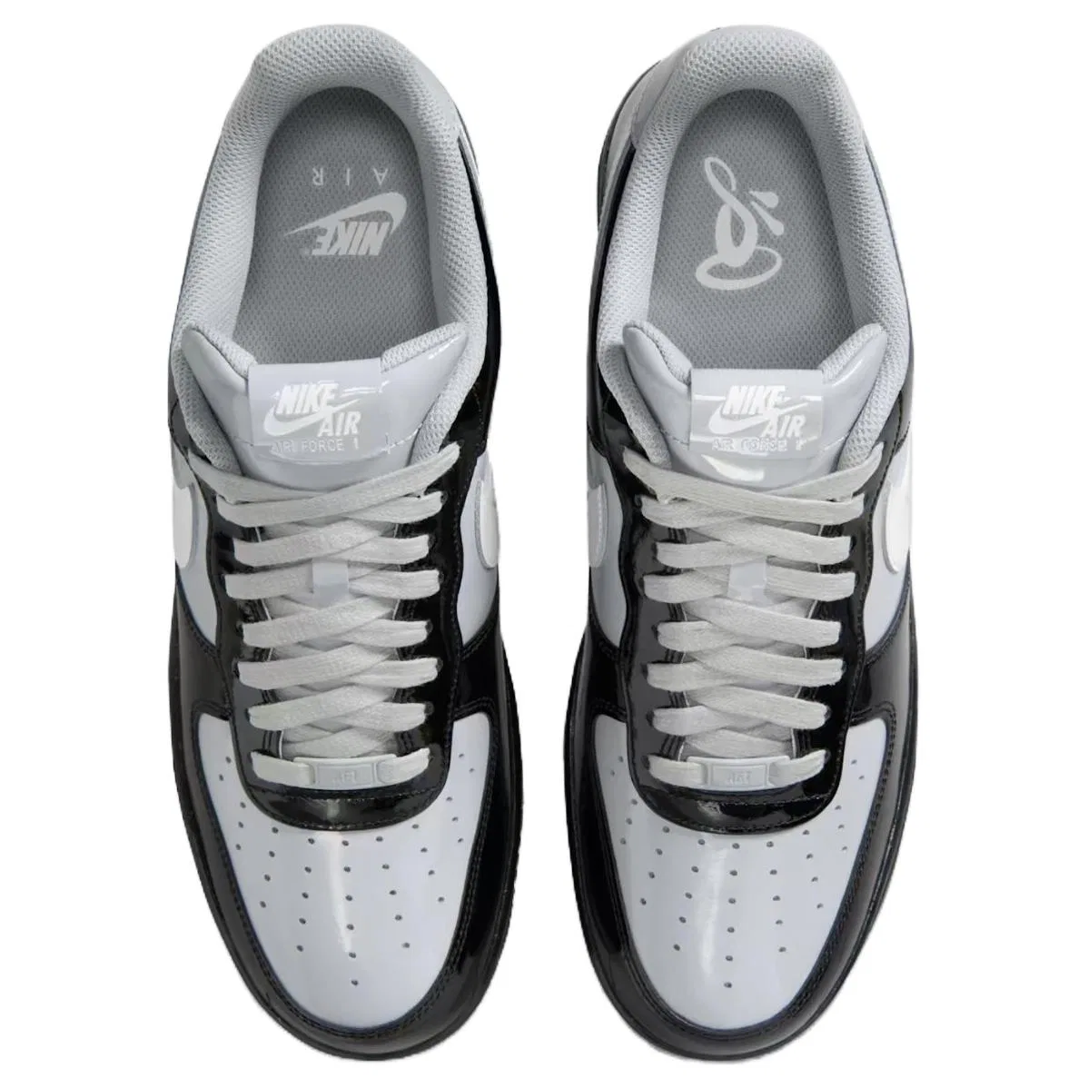 Кроссовки Nike Air Force 1 Low Central Cee Black White Gray — фото 4