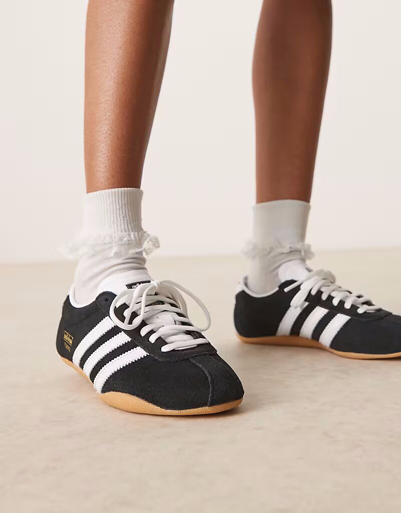 Кроссовки Adidas Originals Tokyo черного и белого цвета — фото 3