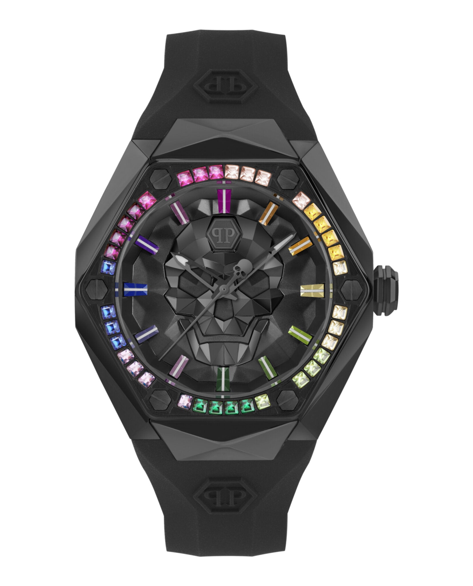 

Часы $kull Spikes Crystal PHILIPP PLEIN, черный/черный/черный