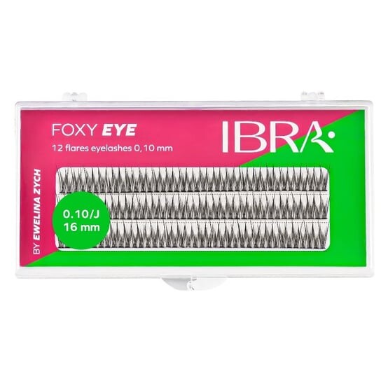 

Пучки ресниц 16 мм, 120 шт. Ibra, Ibra Foxy Eye