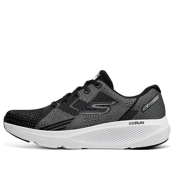

Кроссовки go run elevate 'black white' Skechers, серый