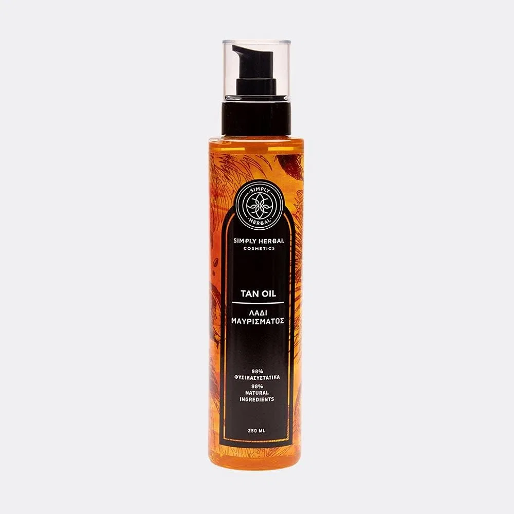 Масло для загара лица и тела Simply Herbal с кокосовым маслом 200 мл Simply Herbal Simply Herbal Cosmetics