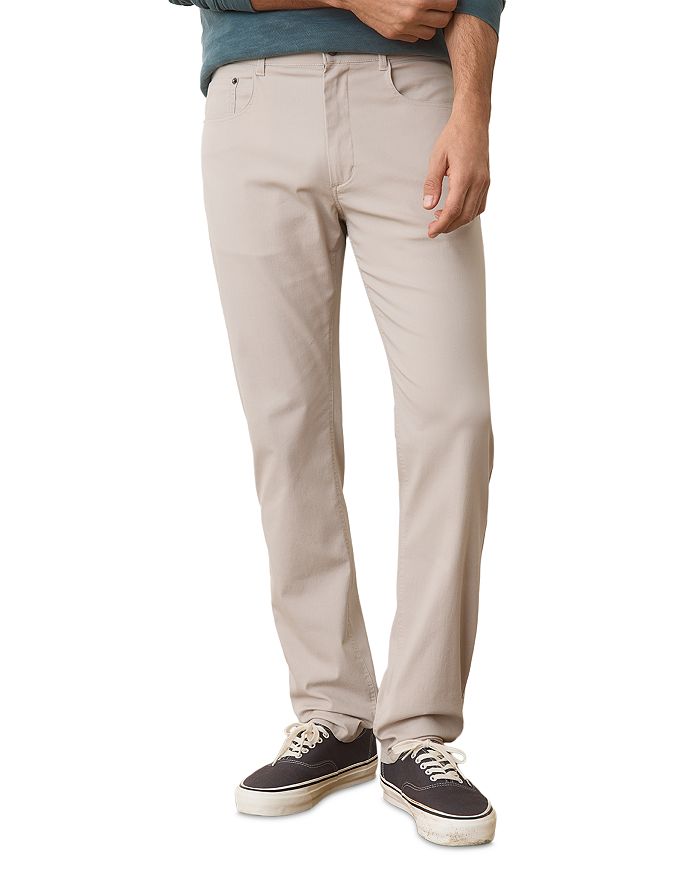 

Брюки Breeze Slim Straight с пятью карманами Marine Layer, серый